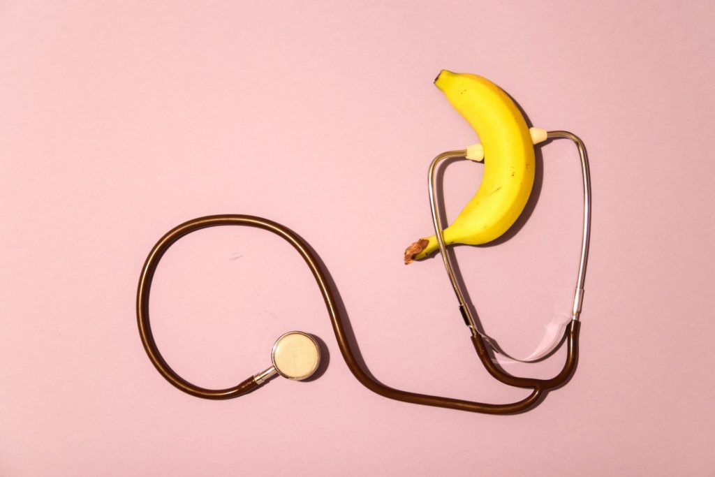health-benefits-prostate-massage-banana-with-stethoscope